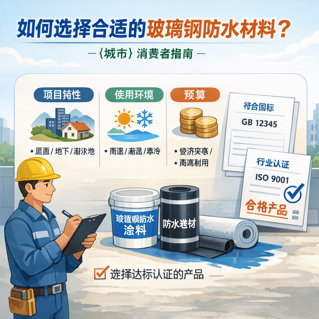 如何判定玻璃钢防水材料的合格标准? 内江 消费者指南