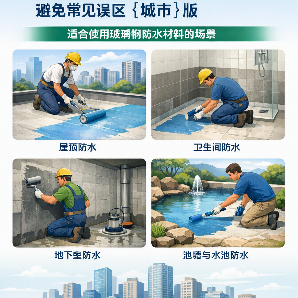 玻璃钢防水材料施工注意事项，避免常见误区 内江 版
