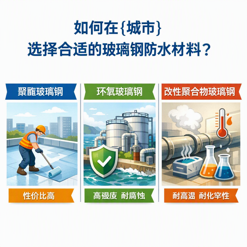 如何在内江选择合适的玻璃钢防水材料？
