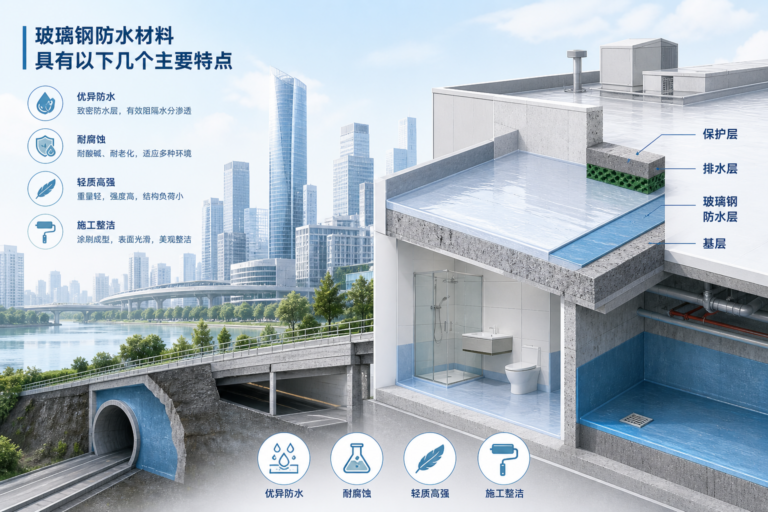 2023年玻璃钢防水材料市场趋势分析，关注 内江 发展