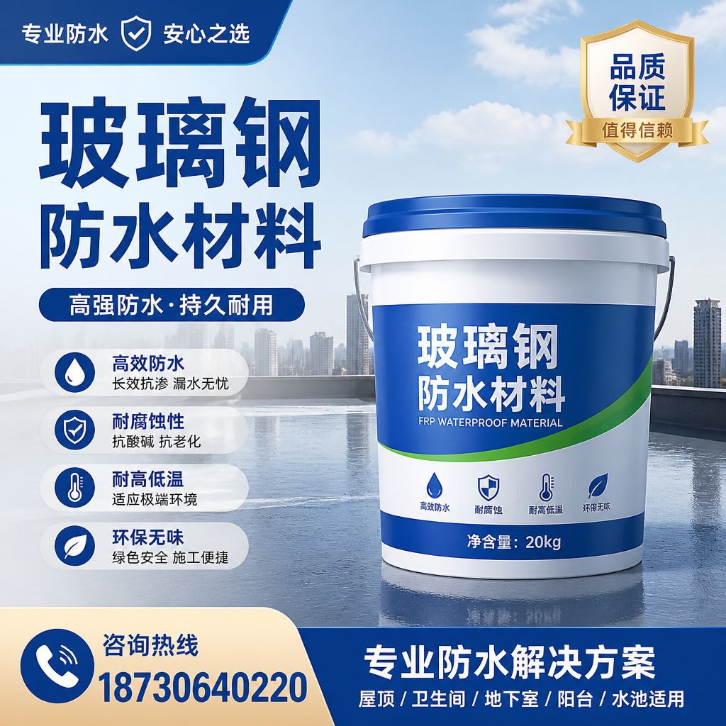 了解玻璃钢防水材料的市场趋势,内江 企业不可不知